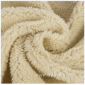 Lady fashion coat sherpa fleece fabric for garments